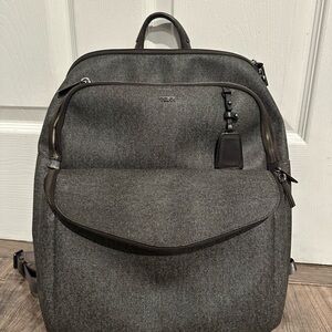 Gray Tumi Sinclair Harlow Backpack